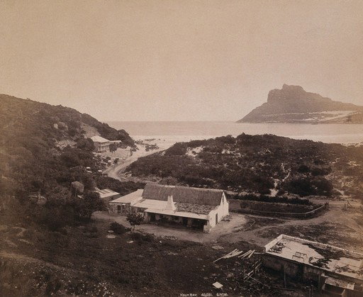 EU: South Africa: Hout Bay behind Table Mountain. Photograph by George Washington Wilson, (1896), Cape Town, South Africa, 1896