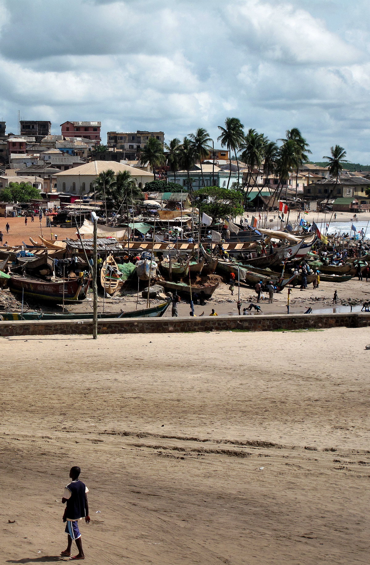 Elmina from the Castle, Elmina, Ghana, 2009