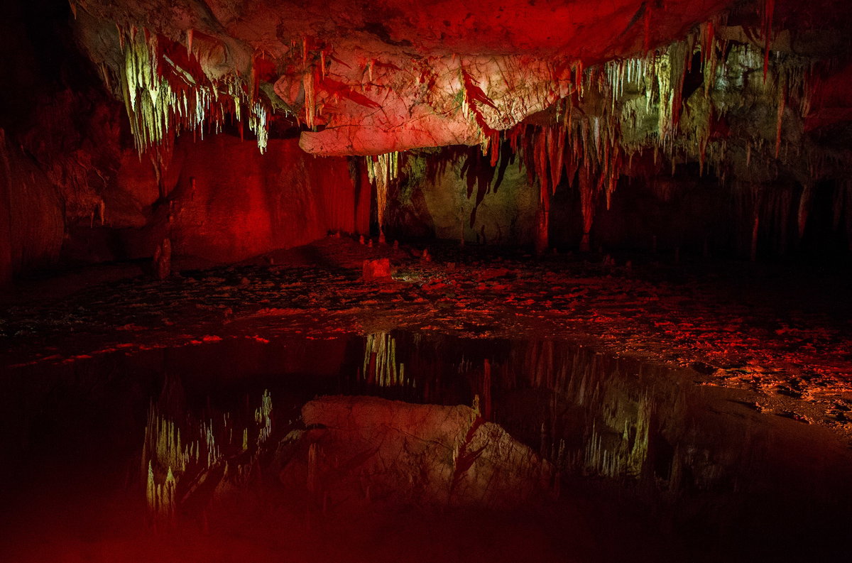 Prometheus Cave reflection, Georgia, Kutaisi, Georgia, 2017