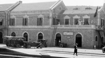 Haifa Railroad Station. Approximately 1925 to, Haifa, 1935