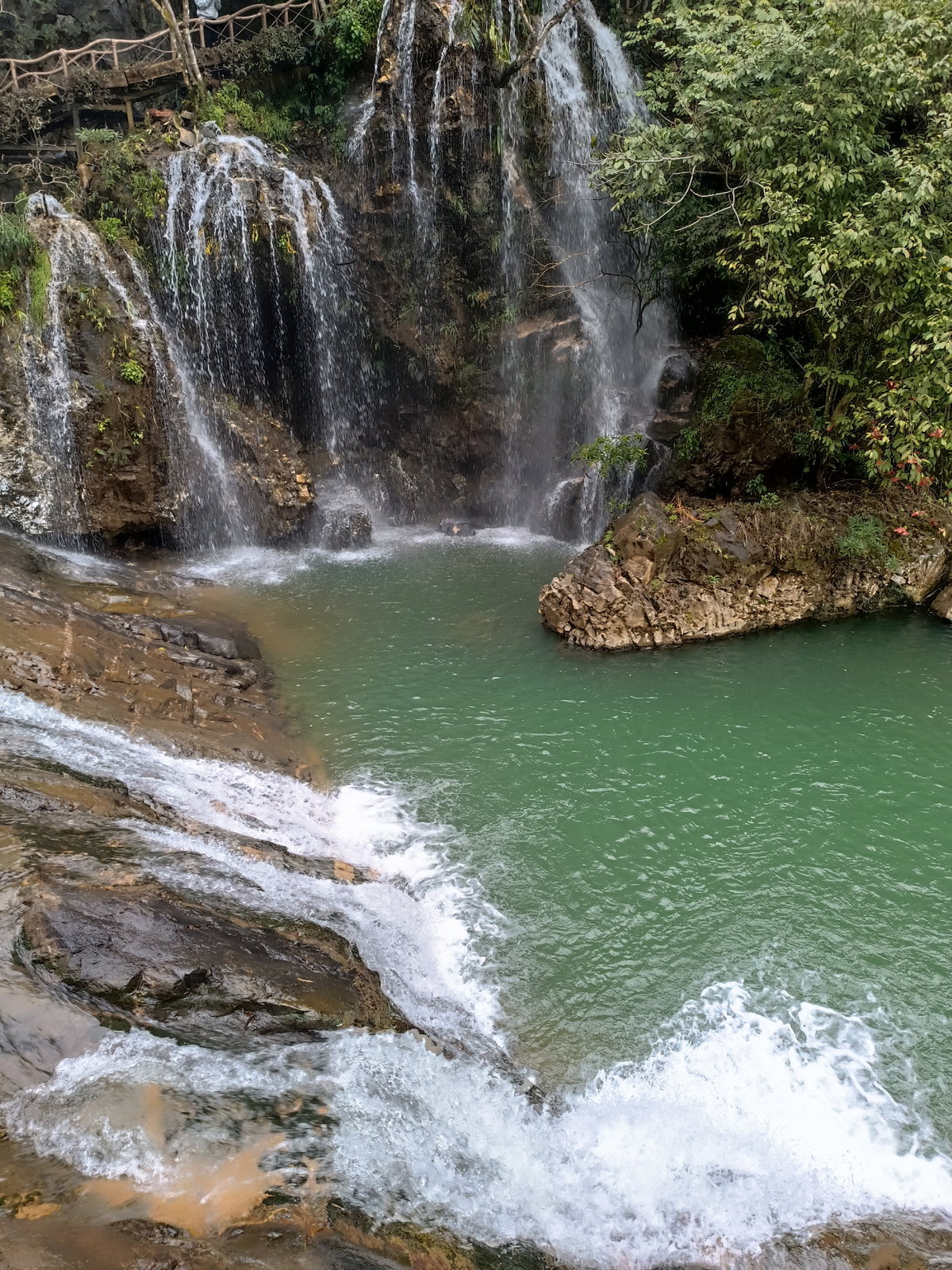 Waterfall view 4, Sa Pa, Vietnam, 2025