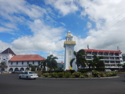 Apia clock tower, Samoa - August, Apia, 2016