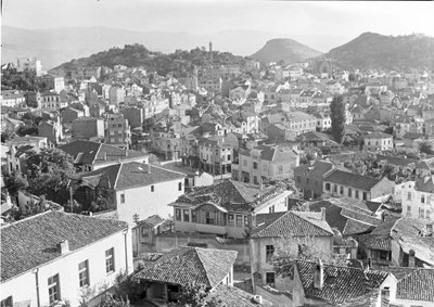 EU: Plovdiv: Aussicht von einem der sieben Hügel auf Plovdiv (1937), Plovdiv, 1937