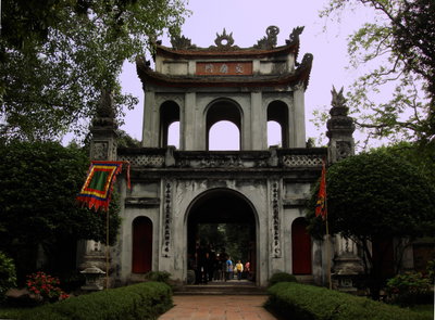 Lascar Entrance to The Temple of Literature (Van Mieu), Hanoi, 2010