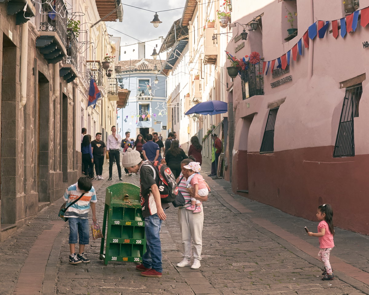 Quito Street Scene, Quito, Ecuador, 2018