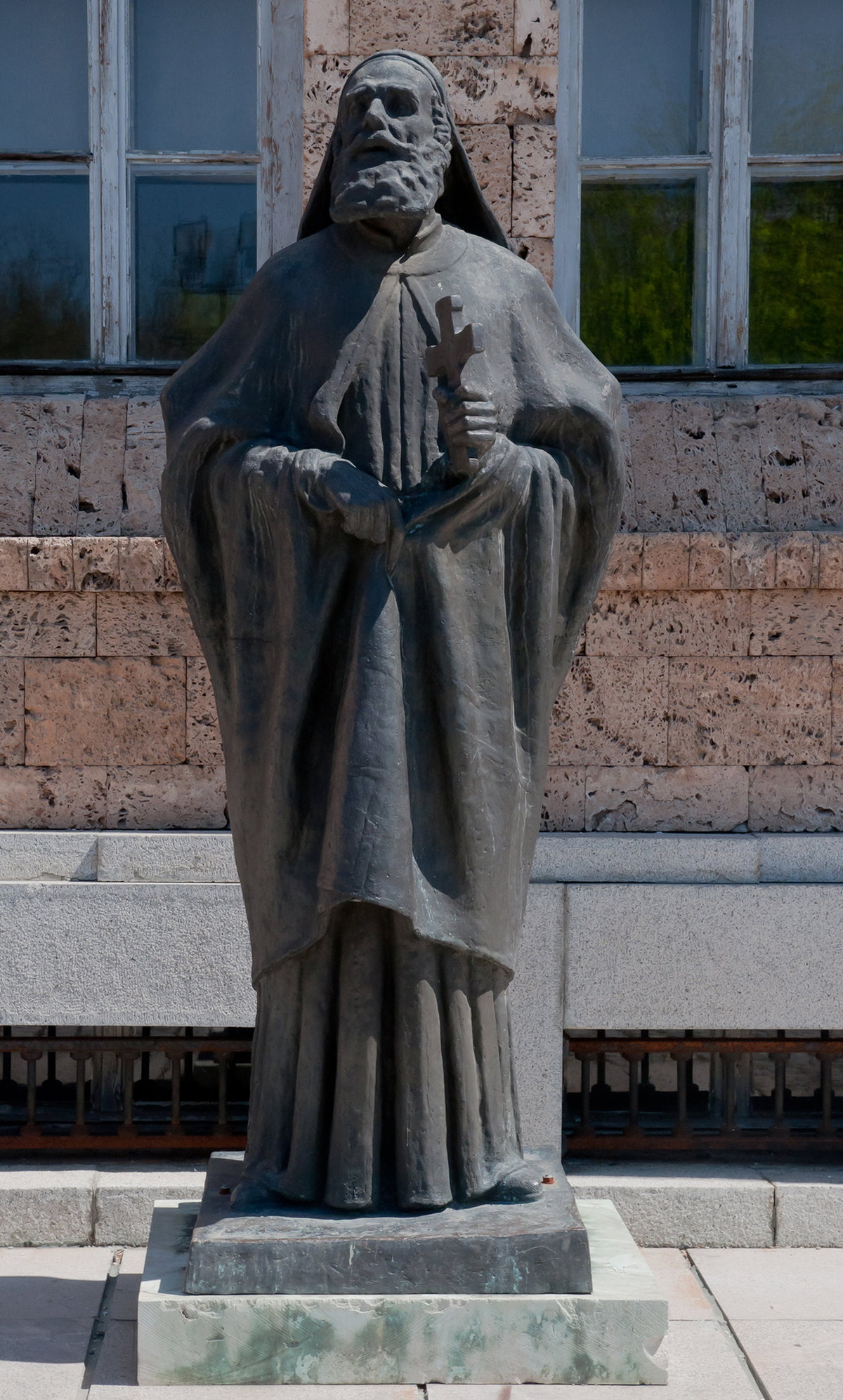 Saint Evtimiy of Tarnovo statue, Veliko Tarnovo, Bulgaria, 2011