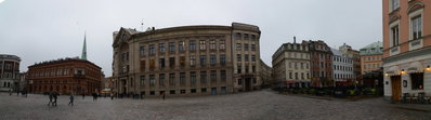 Buildings around Cathedral Square (Panorama), Riga, 2014