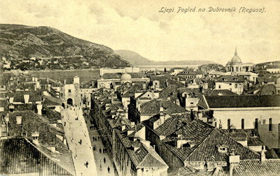 EU: Ljepi pogled na Dubrovnik (1923), Dubrovnik, 1923
