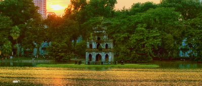 Turtle Tower, Hoan Kiem Lake, Hanoi, Hanoi, 2017