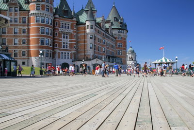 Terrasse Dufferin et Château Frontenac à Québec, Quebec City, 2012