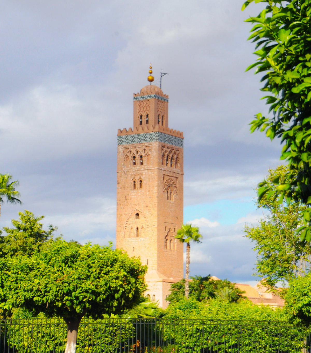 Koutoubia Mosque tower at Marrakech, Morocco, Marrakesh, Morocco, 2012