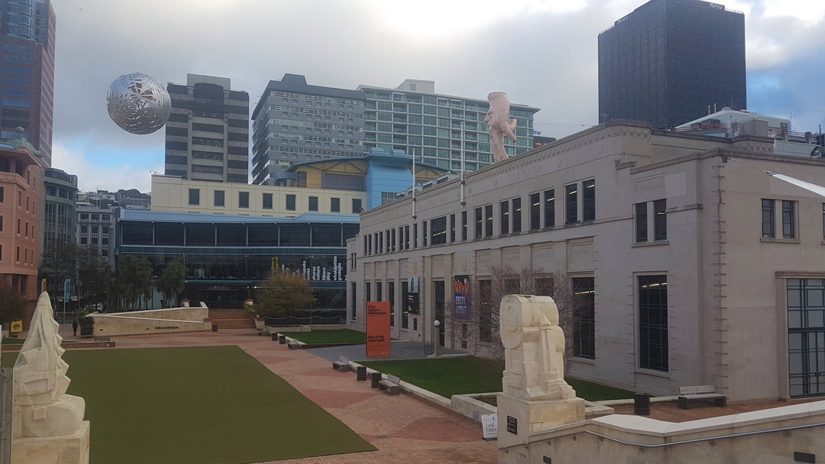 Te Ngākau Civic Square, Wellington, New Zealand, 2021