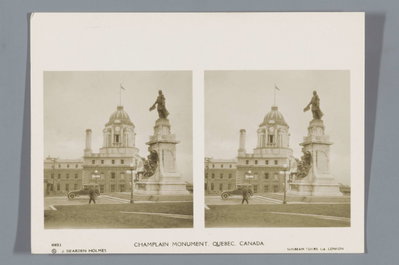 EU: Champlain Monument, Quebec, Canada (1920), Quebec City, 1920