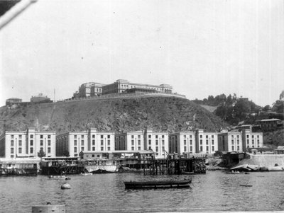 Escuela Naval y Almacenes Fiscales, Valparaíso, 1899