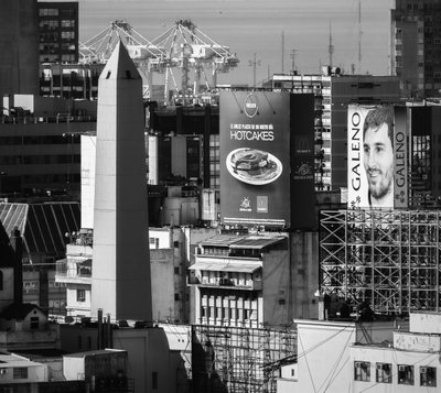 El Obelisco desde el faro del Palacio Barolo, Buenos Aires, 2013