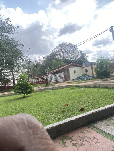 Image of the Manhyia palace entrance, Kumasi, 2025