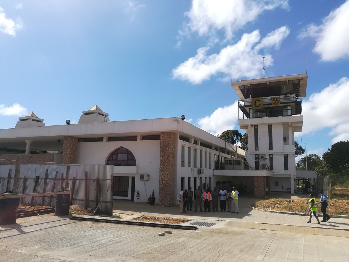 Malindi International Airport control tower, Malindi, Kenya, 2018