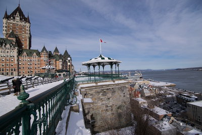 Château Frontenac winter, Quebec City, 2016