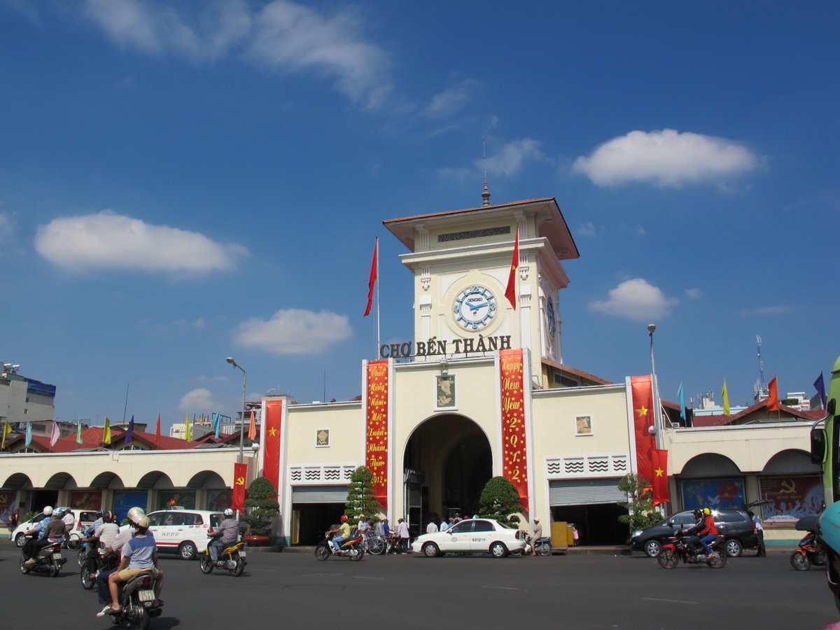 Cho ben thanh nam 2012 tet nham thin, Ho Chi Minh City, Vietnam, 2012