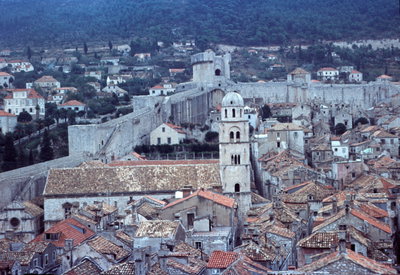 Dubrovnik - uitzicht van Rupe (restored), Dubrovnik, 1964