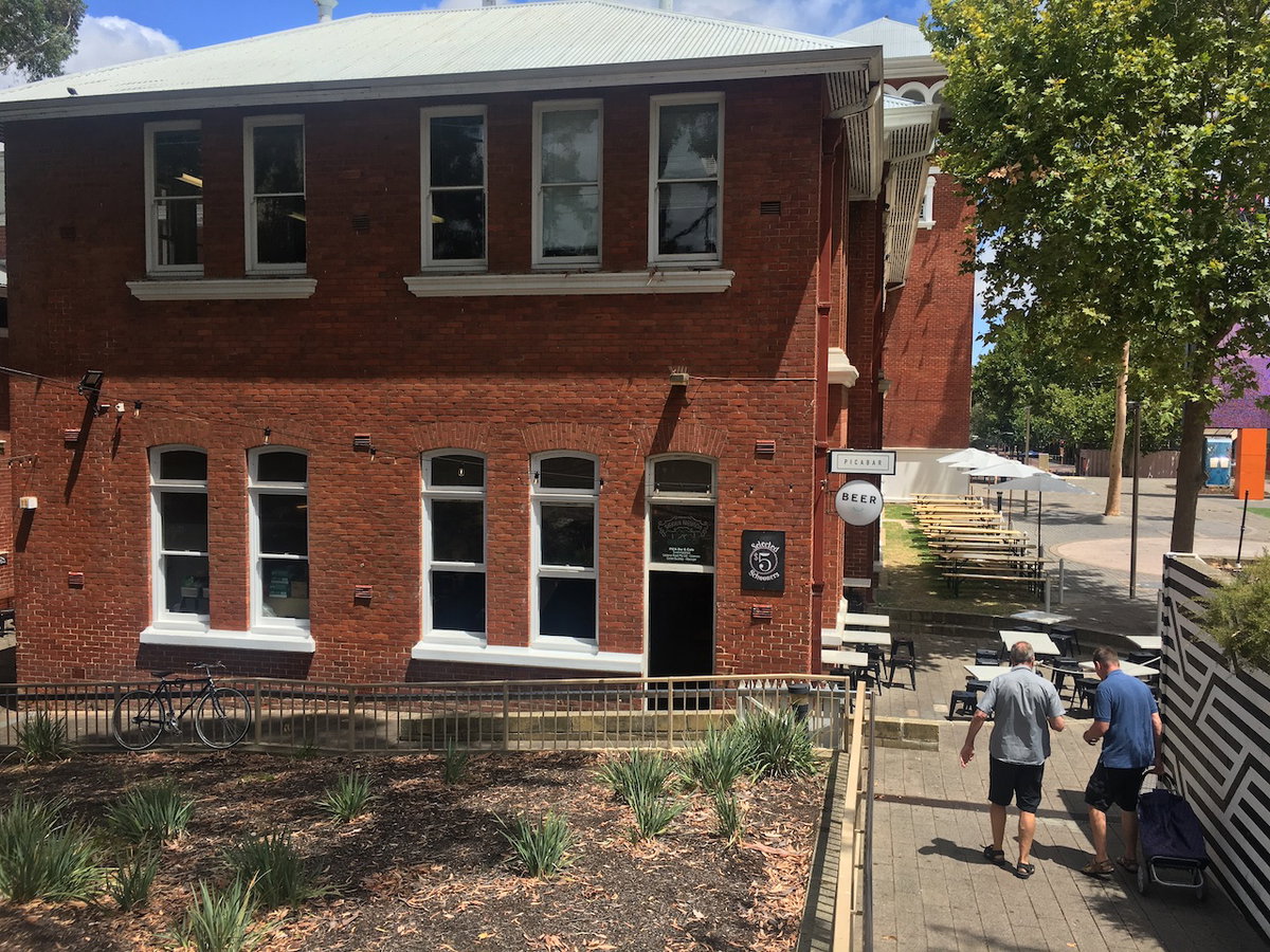 Pica Bar from east, Perth, Australia, 2020