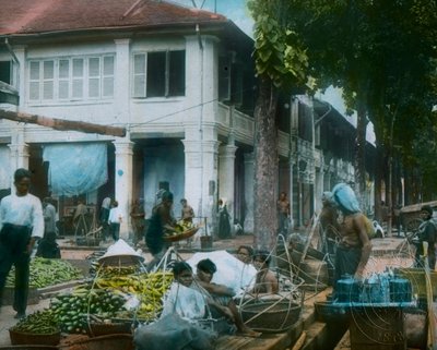 EU: Stories at street corner (1901), Ho Chi Minh City, Vietnam, 1901