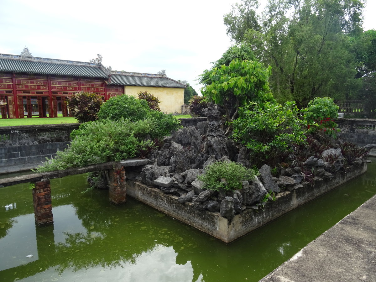 Pond of the Royal Reading Pavilion, Hue, Vietnam, 2018