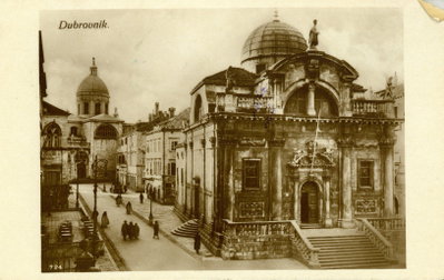 EU: Dubrovnik : crkva Sv. Vlaha i dio Katedrale (1931), Dubrovnik, 1931