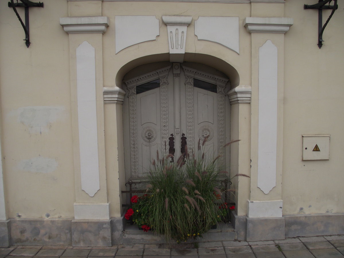 Tirgotāja nama fasādes elementi 1, Cēsis, Latvia, 2016