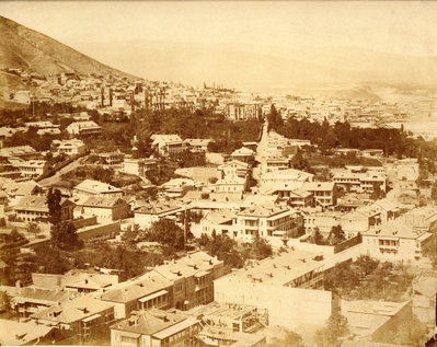 Alexei Ivanitsky. View of Tbilisi, Tbilisi, 1858