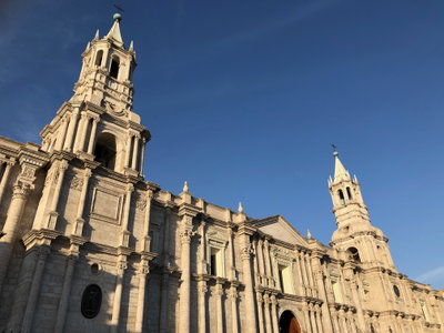 La monumental Catedral de Arequipa, Arequipa, 2019