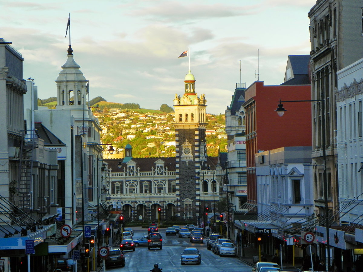 Lower Stuart Street, Dunedin, Nueva Zelanda, Dunedin, New Zealand, 2014