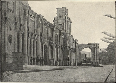 Middendorf - Seitenansicht der Kathedrale. (S. 246), Arequipa, 1894