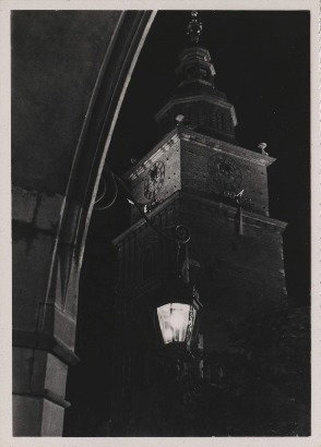 EU: Krakow. Town hall tower, fragment. (1939), Kraków, 1939