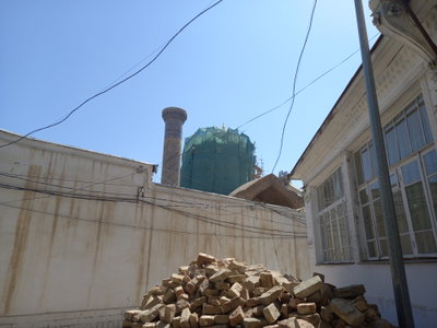 View of Guri Amir from a nearby street, Samarkand, 2022