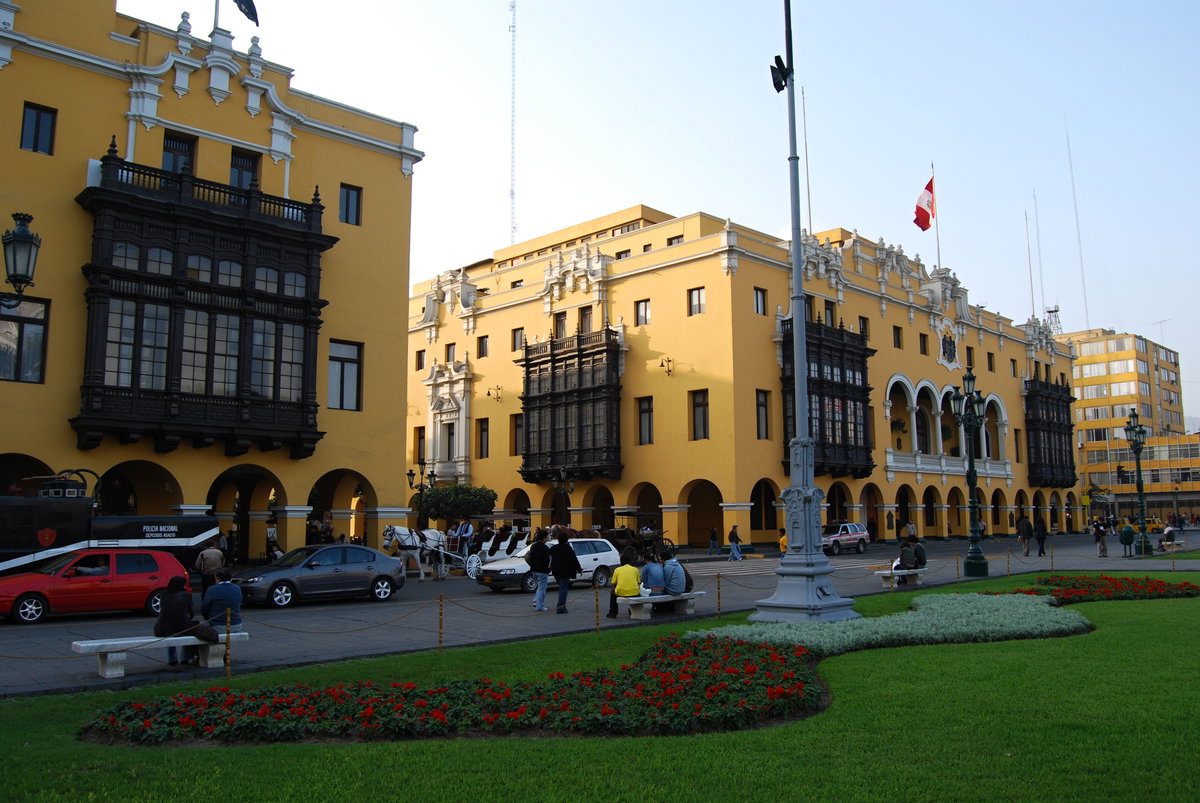 Lima - náměstí Plaza de Armas, Lima, Peru, 2008