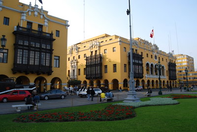 Lima - náměstí Plaza de Armas, Lima, 2008
