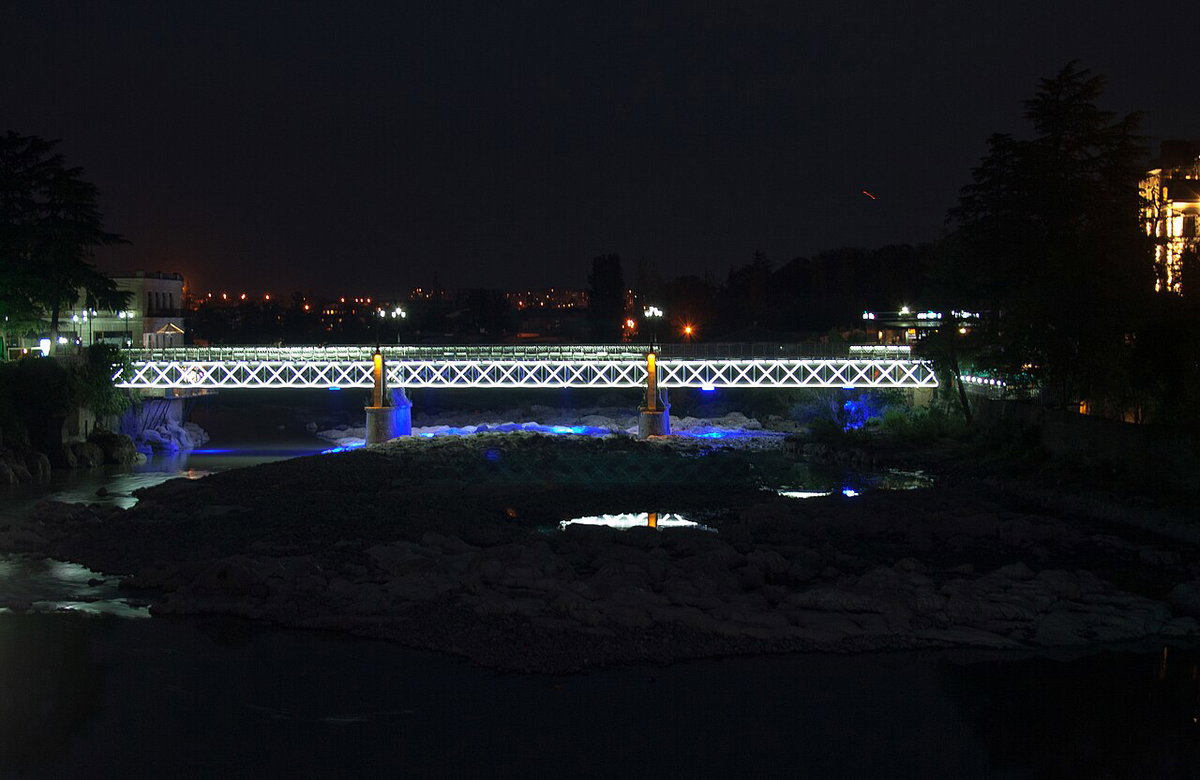White bridge, Kutaisi, Georgia, 2017