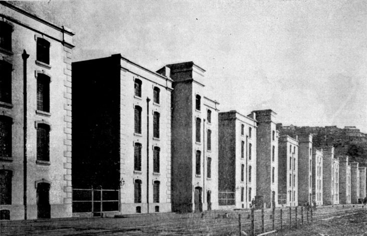 Almacenes Fiscales de la Aduana Valparaiso, Valparaíso, Chile, 1903