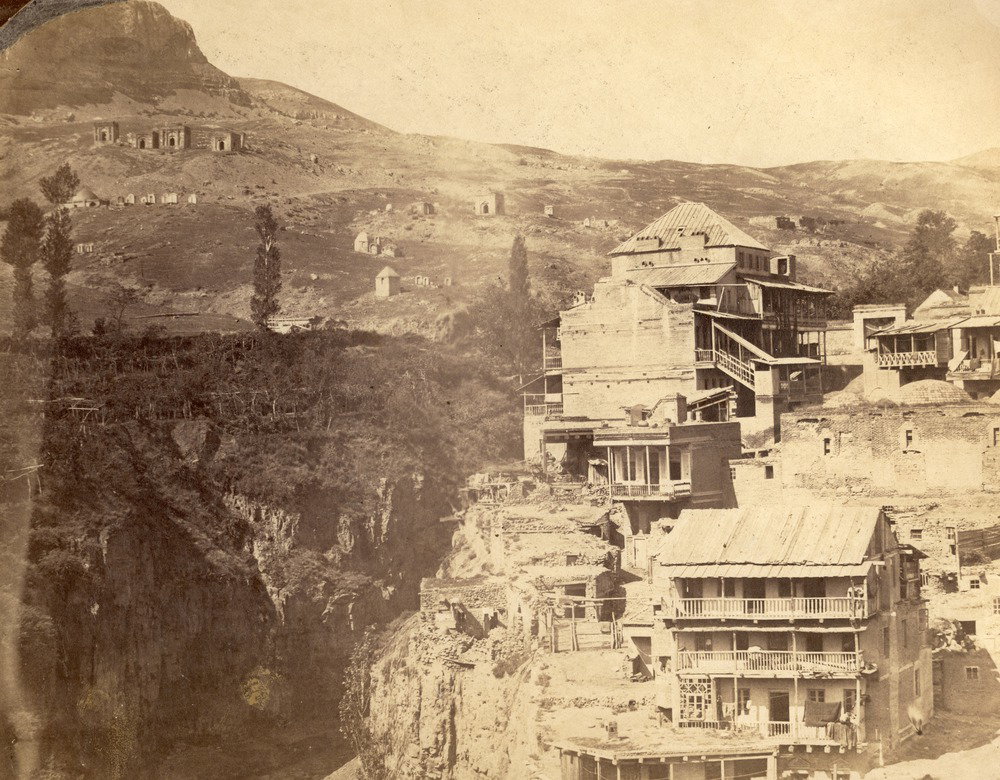 Alexei Ivanitsky. The Muslim cemetery in the hills near the Botanical Garden in Tbilisi, Tbilisi, Georgia, 1858