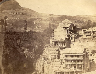 Alexei Ivanitsky. The Muslim cemetery in the hills near the Botanical Garden in Tbilisi, Tbilisi, 1858