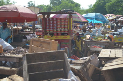 Market in Tamale Northern Ghana, Tamale, 2015