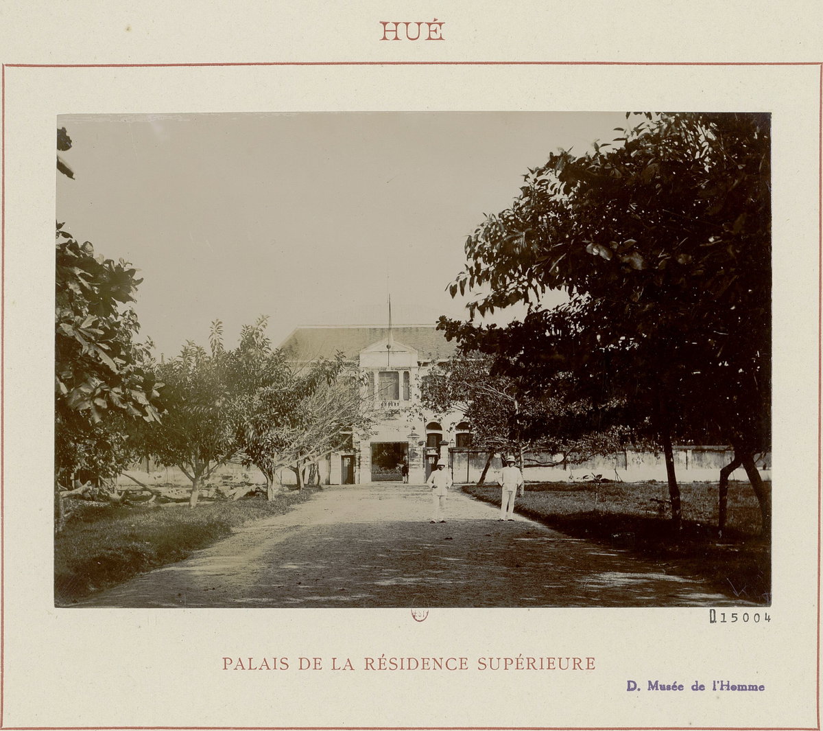 HUÉ - PALAIS DE LA RÉSIDENCE SUPÉRIEURE, Hue, Vietnam, 1891