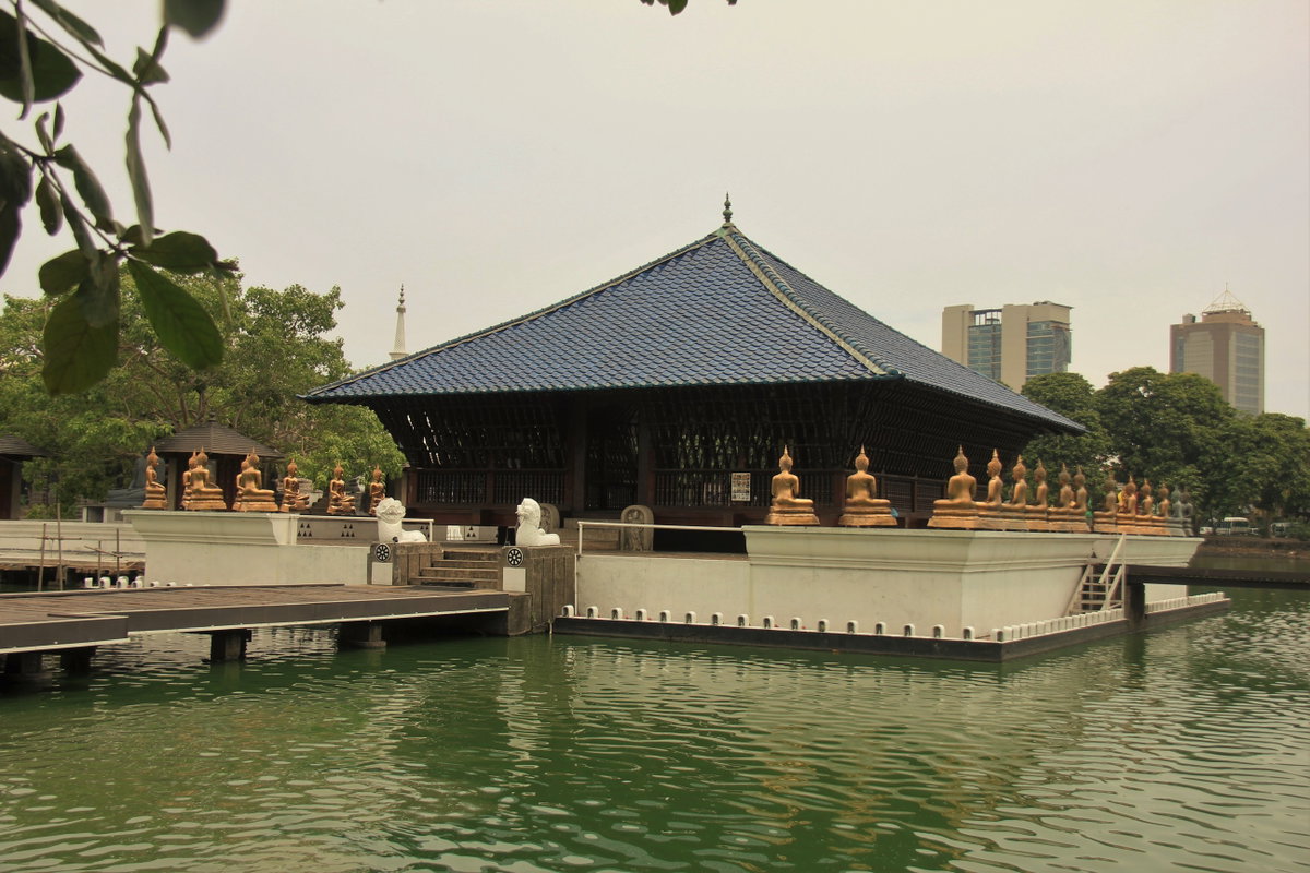 Seema Malaka side view, Colombo, Sri Lanka, 2016