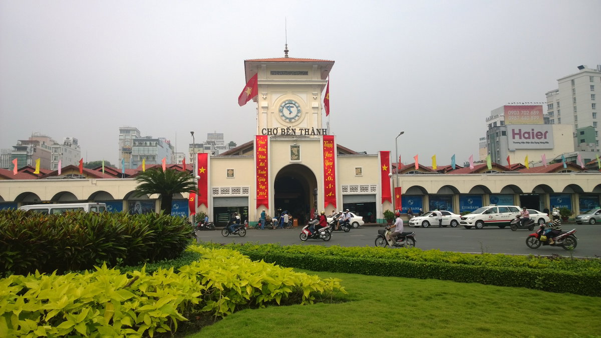 Chợ Bến Thành, Sài gòn Việt nam, Ho Chi Minh City, Vietnam, 2013