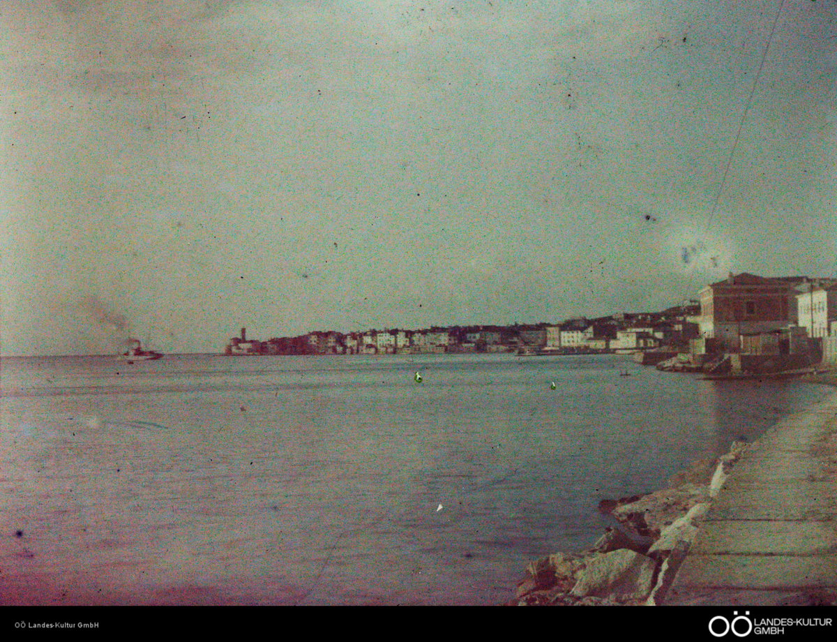 EU: Landzunge von Piran (1913), Piran, Slovenia, 1913
