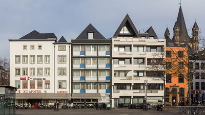 Wohn- und Geschäftshäuser Heumarkt 72, 68, Cologne, 2017