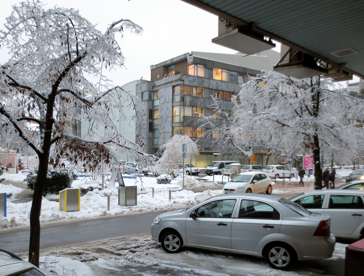 Ljubljana pozimi, Ljubljana, Slovenia, 2014