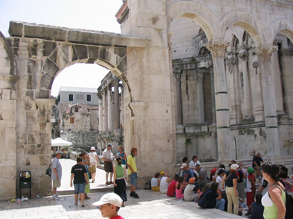 Split, Diocletianus-palota, Split, Croatia, 2006