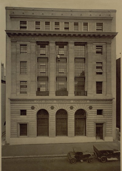 EU: Sydney, Telefonstation. Exteriör. (1925), Sydney, 1925